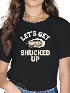 100% Cotton Cute Oyster Design for Men Women Kids Sea Food Oyster Lover T-Shirt