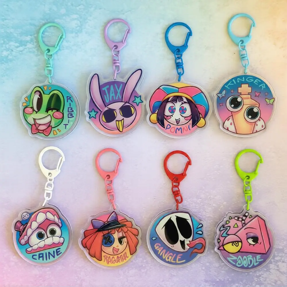 TADC Headshot Acrylic Keychains, The Amazing Digital Circus