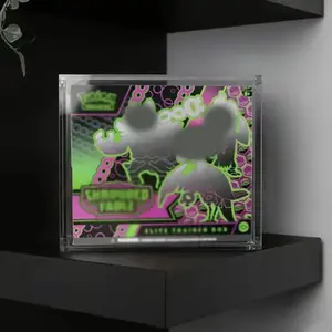 ETB Box Display Case - 5mm Thick Clear Acrylic Box with Magnetic Closure & Top Loading Design, Luxury Rare Card Stronghold with UV-Resistant Protector, Compatible with PKMN Booster - Scratch-Resistant Storage & Display, Dustproof and Waterproof  acrylic