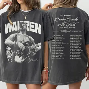 Alex Warren Eras Tour 2026 Vintage Shirt, Indie Music Aesthetic Unisex Fan Gift MNWYR