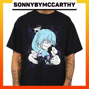 Mahito T-Shirt, Jujutsu Kaisen Gojo hoodie and sweatshirt for fan Girl, Anime Horror Manga Black TShirt All Size 130524VARM-26