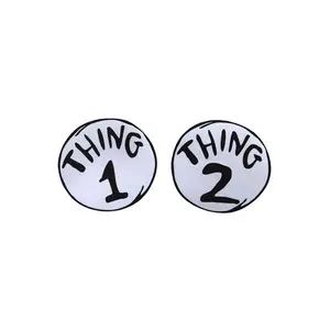 Thing 1 & 2 Large Patches Set The Cat in the Hat