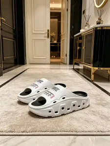 1 Pair Unisex Single Strap Slides: Breathable Not Stuffy Feet, Fit Foot Shape, Wear-Resistant Outsole, Cushion Rebound, Summer Home Casual Sandals