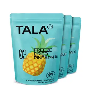 TALA, Freeze-Dried Pineapple, Freeze-Dried Fruit, Fruit Snack, Vegan | No Sugar Added | (0.88 Ounce Each)
