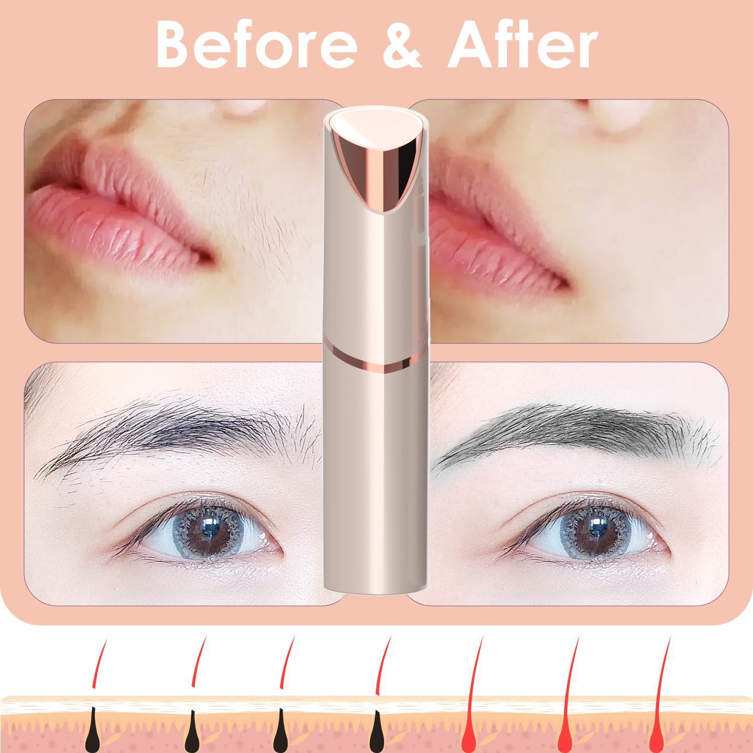 2 in 1 Facial & Eyebrow Hair Trimmer, Electric Eyebrow Trimmer, Lip Facial Body Hair Removal Tool, Facial Hair Care Tool, Electric Shaver Women, Eyebrow, Epilator Hair Remover,father'sdaygifts,summerhairstyles,dorm essentials 2 in 1 Facial & Eyebrow Hair Trimmer, Electric Eyebrow Trimmer, Lip Facial Body Hair Removal Tool, Facial Hair Care Tool, Electric Shaver Women, Eyebrow, Epilator Hair Remover,father'sdaygifts,summerhairstyles,dorm essentials