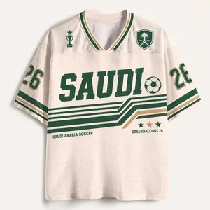 Custom Saudi Arabia Soccer Jersey, Personalized Saudi Football Jersey, Green Falcons Fan Shirt, Saudi Arabia Gift, Game Day Jersey