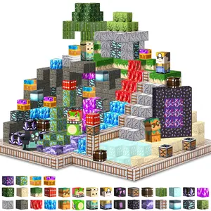 Desert Treasure Hunt Themed DIY Puzzle Toy - Magnetic Cubes Kit, Magnetic Building Block, Children's Cognitive Learning Toys, Spark Limitless Creativity, Perfect Gift for Birthday & Christmas Celebrations