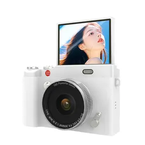 HD Quality Portable CCD Digital Camera - Flip Screen, Adjustable, Compact, Retro Colors, Smooth Video Point & Shoot for Students, Travel Use