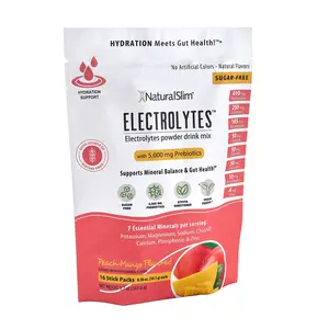 NaturalSlim Electrolytes™ Peach-Mango Supplement Drink Mix Edible Dietary Fitness