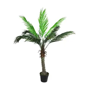 Northlight Potted Brown and Green Phoenix PalmTree