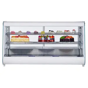 GARVEE Commercial Refrigerator - Large Space Air-Cooled Display Refrigerator, 8.1 Cu.Ft with Rear Sliding Door & 2-Tier Storage for Retail & Food Service, White