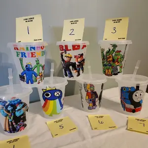 Plastic Custom Kids Cups 12 oz