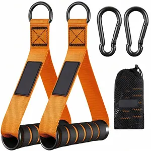 Exercise Handle, Replacement Fitness Equipment For Pilates, Yoga, Strength Trainer, Pull Down Home Gym Red, Grey, Blue Working Out Handle