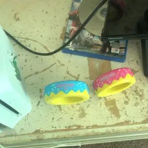 GoSports Baseball and Softball Bat Donuts - 2 Pack Baseball Drip Bat Weights - 16 oz & 12 oz