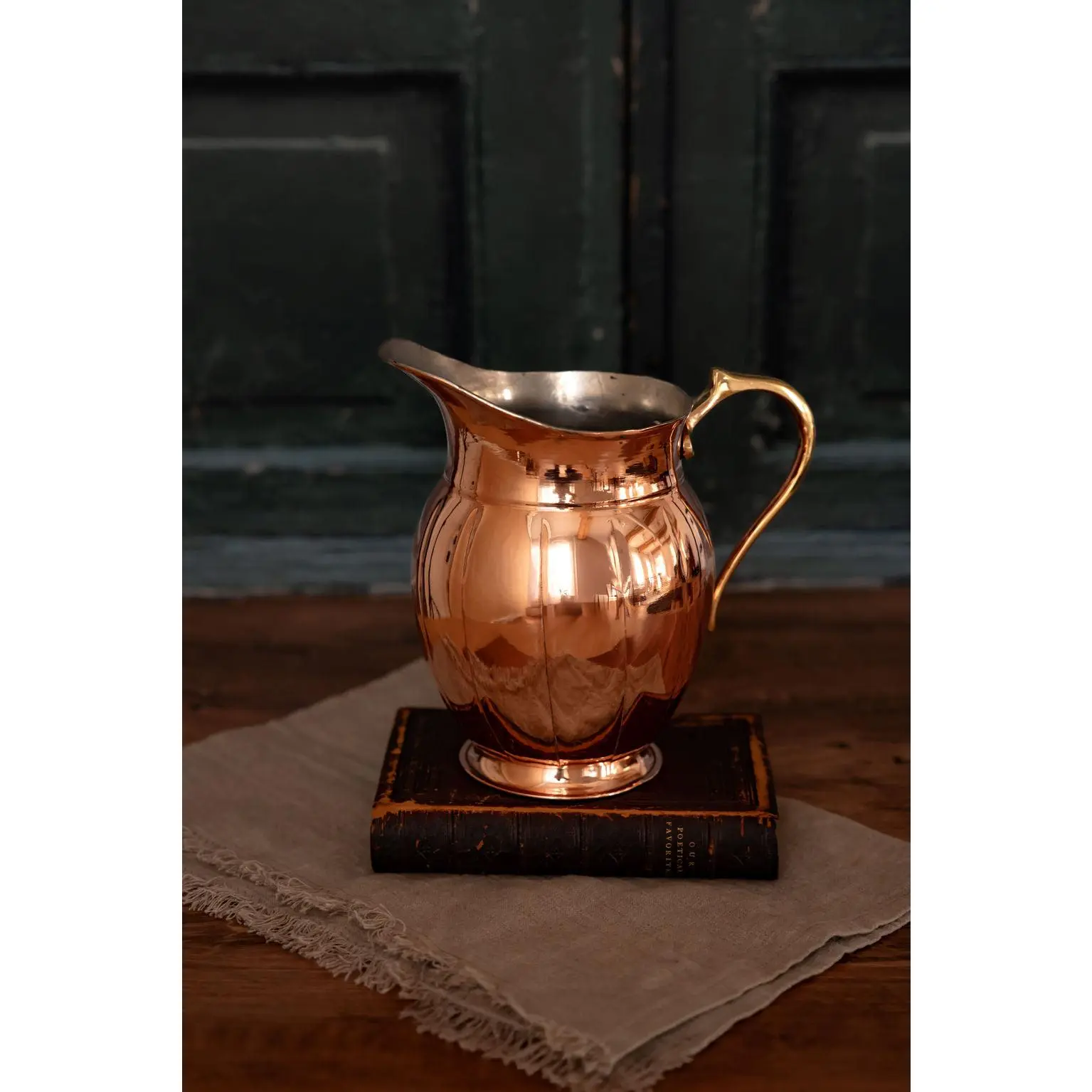 CMK Vintage Inspired Copper Large Pitcher
