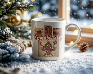 Red Rising Mug – Howlers Darrow Inspired Graphic Mug, Sci-Fi Book Merch for Fans