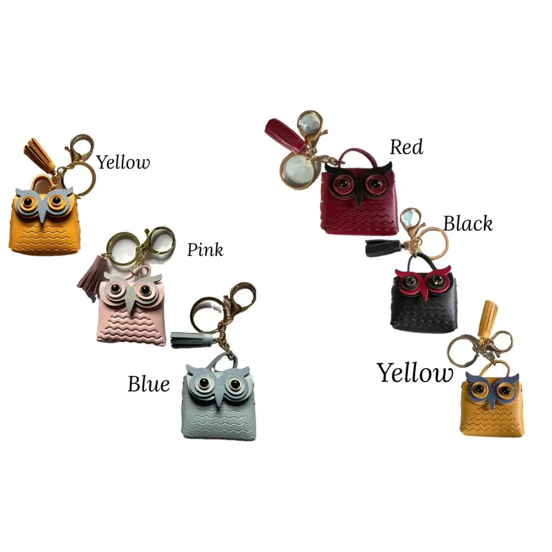 Owl Coin Purse Keychain