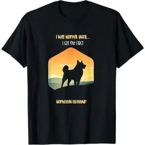 I Was Normal Until I Got My First Norwegian Elkhound T-Shirt