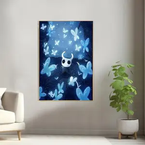 Hollow Knight Game Poster, Fan Art Wall Print, Living Room and Bedroom Decor, Unique Gaming Gift, Artistic Poster for Fans