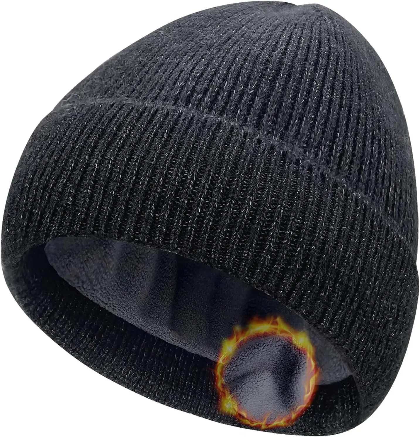 Winter Beanie Hats for Women Men Fleece Slouchy Knit Thick Beanies Warm Thermal Snow Ski Hat Gifts for Cold Weather