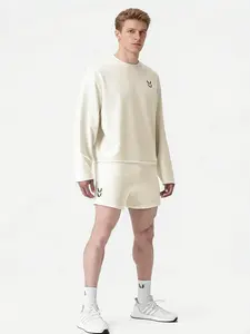 ASRV Summer Men's Shorts, American Style Youth Straight-Leg Sports Shorts, Elastic Waist Running Five-Point Shorts In Stock