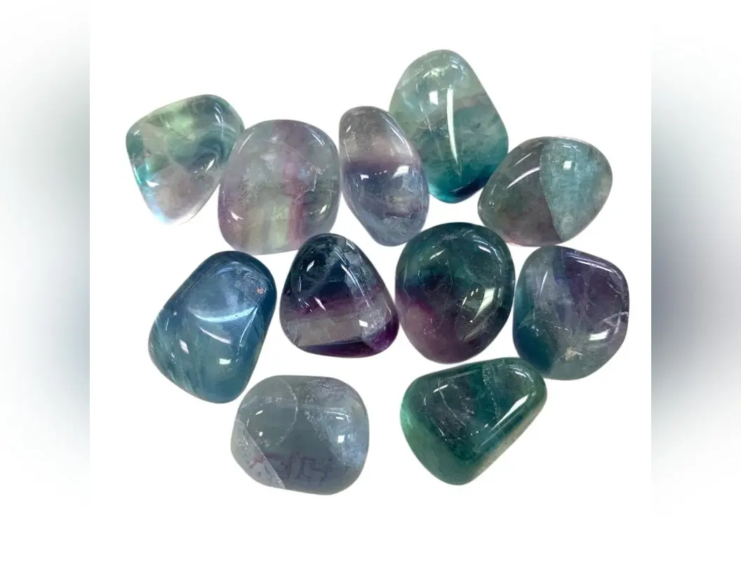 Fluorite (Blue)Tumbled Stone Rare
