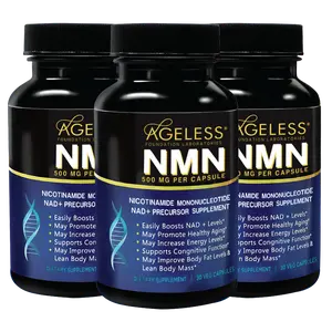 Ageless Foundation Laboratories NMN Supplement 500mg Nicotinamide Mononucleotide Capsules Advanced Cellular Renewal  Supports NAD+ Energy Cognitive Function Muscle Health vitamins women