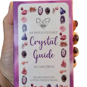 Crystal Guide 60 Card Deck- All About Crystals - Educational Tarot