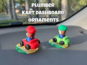 Plumber Kart Car Dashboard Drift Ornaments