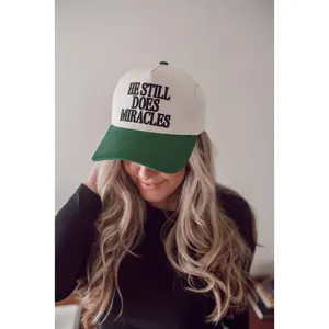 he still does miracles | snapback embroidered hat