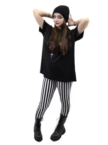 Bestie Semi-Sheer Striped Leggings (NO RESTOCKS!)