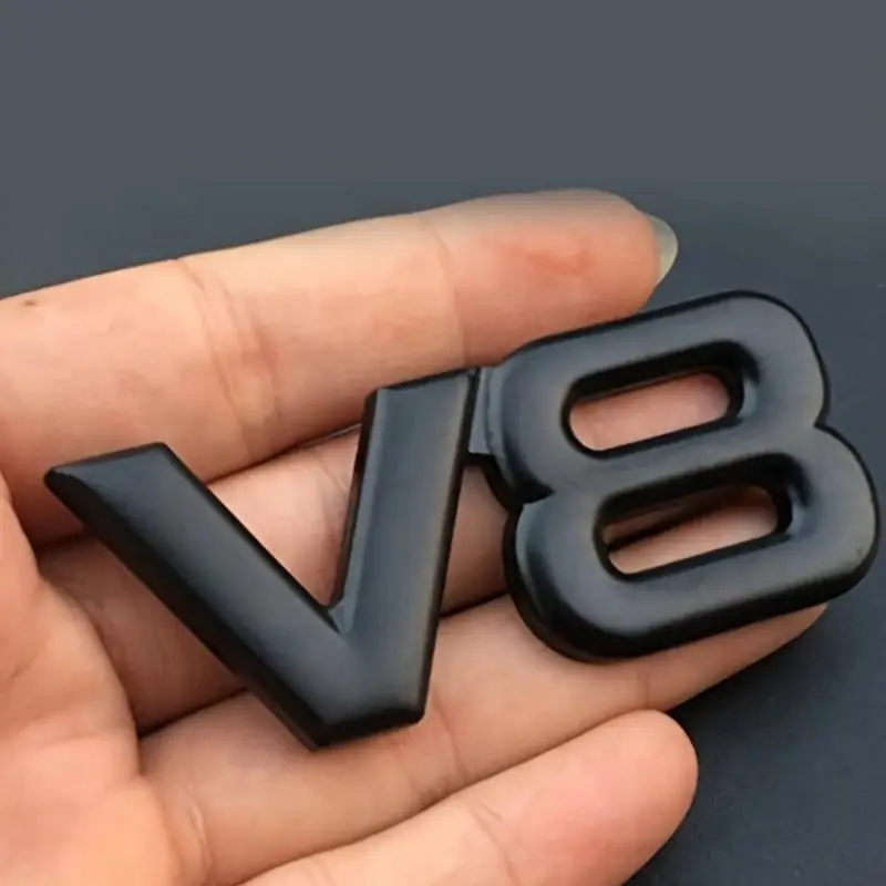 Car Number Sticker, Car Metal Number Sticker, Racing Emblem Auto For Car Motorcycle Truck SUV, Car Exterior Decorative Accessories