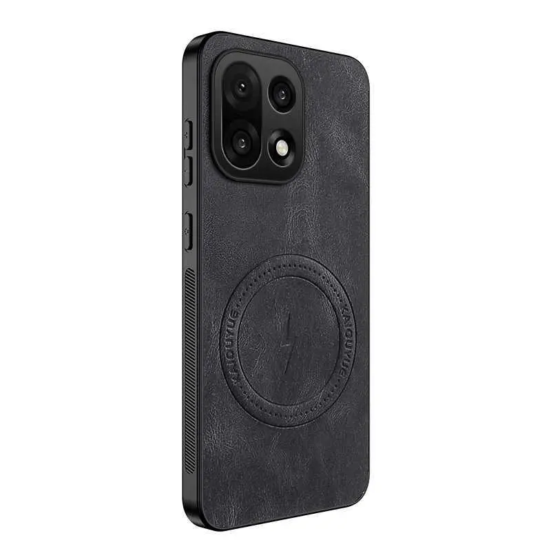 For OnePlus 15 Lightning Nappa Texture Magnetic Phone Case For OnePlus Ace 6 Magnetic For OnePlus 13 Shockproof Protective Cover HNAF74Dccdv