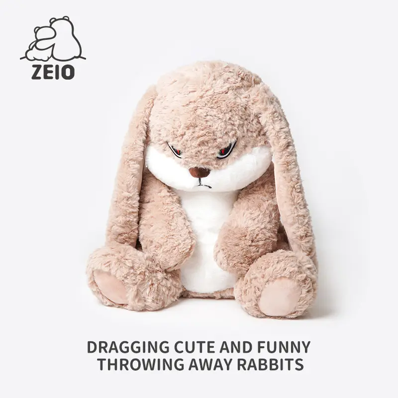 【ZEIO】 Cool drop drop rabbit plush toy doll Cute rabbit doll comfort doll Holiday gift companion doll doll