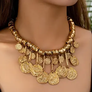 Vintage Tassel Irregular Clavicle Chain |   Trendy Luxury Statement Necklace