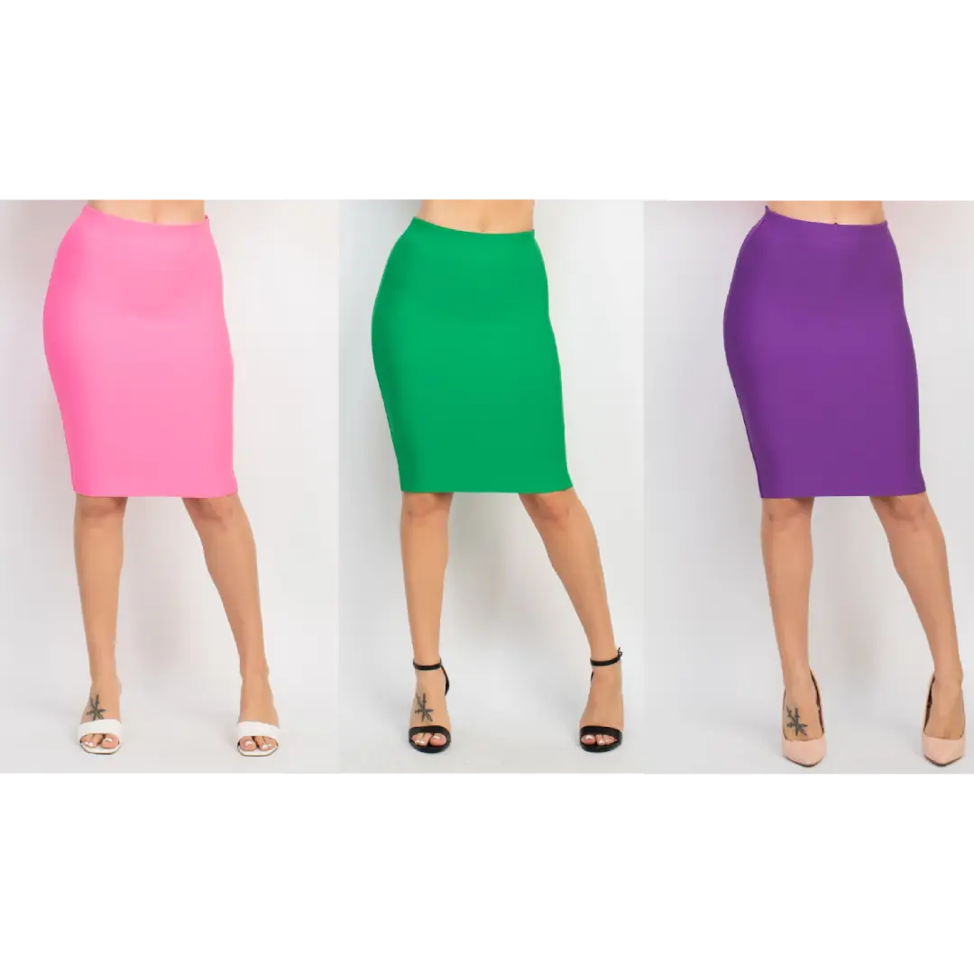 High-rise Bandage Pencil Skirt