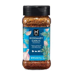 Member's Mark Rosemary Garlic Seasoning 6.25 oz - Fragrant Rosemary & Robust Garlic Blend with Lemon Peel for Versatile Flavor Enhancement