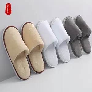 [SALE]TikTok’s # CloudSlippers!Disposable Coral Fleece Slippers - Thick Non-Slip for Guests, Hotel & Travel (Unisex)Minimum order: 20 pairs