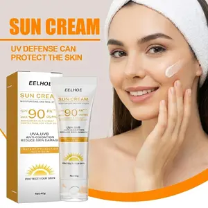 EELHOE Isolation Sunscreen Protection Cream - 50g Facial & Body Skincare, Moisturizer with Moisture, No White Cast, Non-Greasy, Lightweight Summer Cosmetic