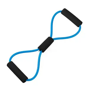 Yoga Fitness Resistance Band, Figure Eight Chest Expander, Elastic Muscle Trainer, Gym Equipment, Gymnastics Rubber Band