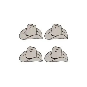 Chefanie Cowboy Hat Cocktail Napkins Set Of 4