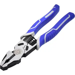 9" Multipurpose Lineman's Pliers with Wire Stripper - 6-in-1 Function Wire  Heavy Duty,Combination Pliers for Screw Remover/Wire Stripper/