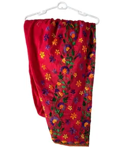 Phulkari shalwar cotton fabric, full embroidery,  Size : standard