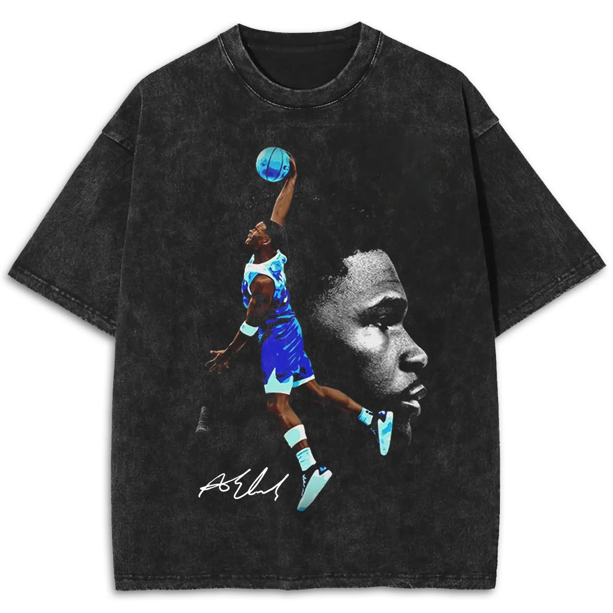Vintage Anthonyy Edwardss Dunk T-shirt, 90s Bootleg Basketball Graphic Tee For Men Women, Edwardss Washed Outdoor Sweatshirt, Signature Unisex Tee Print