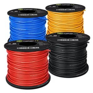 14 Gauge Power Ground Electrical Wire Copper Clad Aluminum Single Conductor 4 Primary Colors 14 Gauge Power Ground Electrical Wire Copper Clad Aluminum Single Conductor 4 Primary Colors