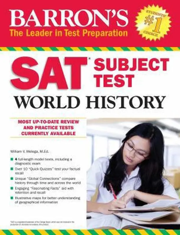 USED-Barron's SAT Subject Test World History by William V. Melega M.Ed. (Paperback)