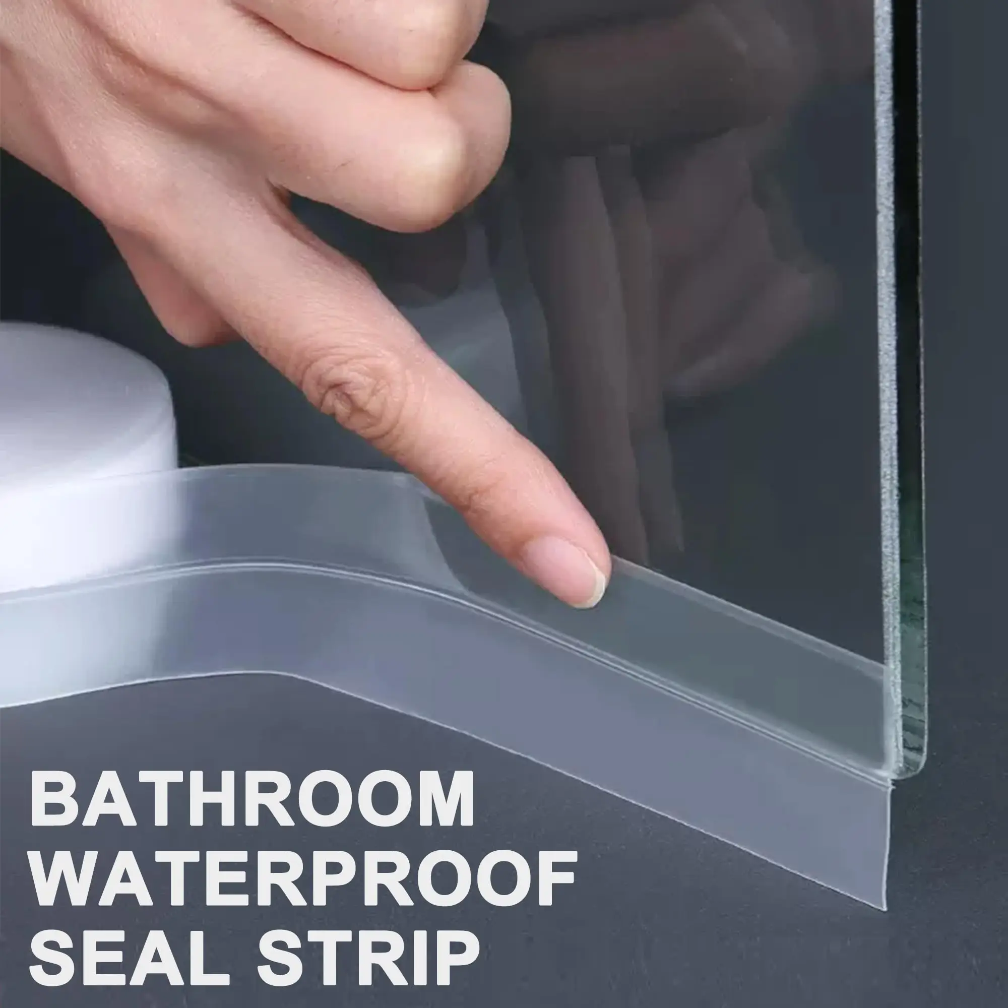 Lentorgi Seal Insulation Tape Feet Clear Silicone Weather Stripping Door Seal Strips and Door Bottom Draft Barrier Strips for Window Sealing and Door