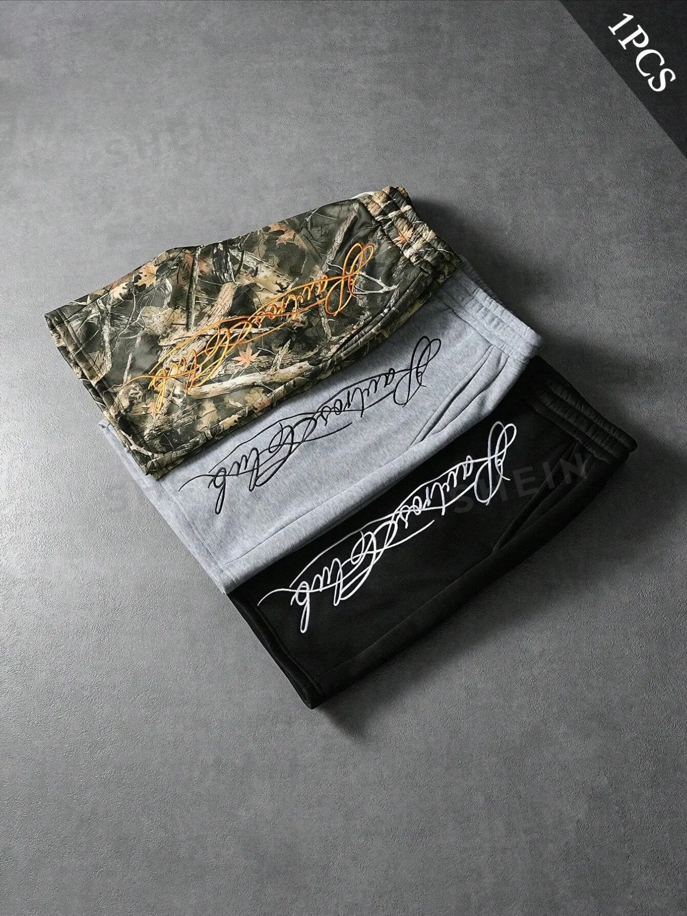 Premium Lightweight Jersey Shorts for Men | Vintage Camo & Essential Black Grey | Comfortable Elastic Waist Athletic Training Shorts for Gym, Skateboard, and Travel | Athletic Casual Shorts