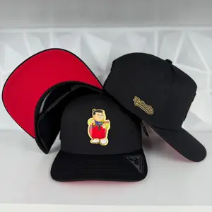 El gordo SnapBack hat-black/red