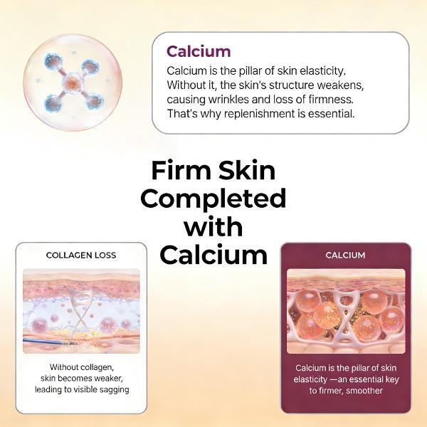 Cemenrete Calcium Volume Multi Balm 9g Anti-Aging Sagging Korean Cosmetics with Collagen Extract for Wrinkle Core Stick